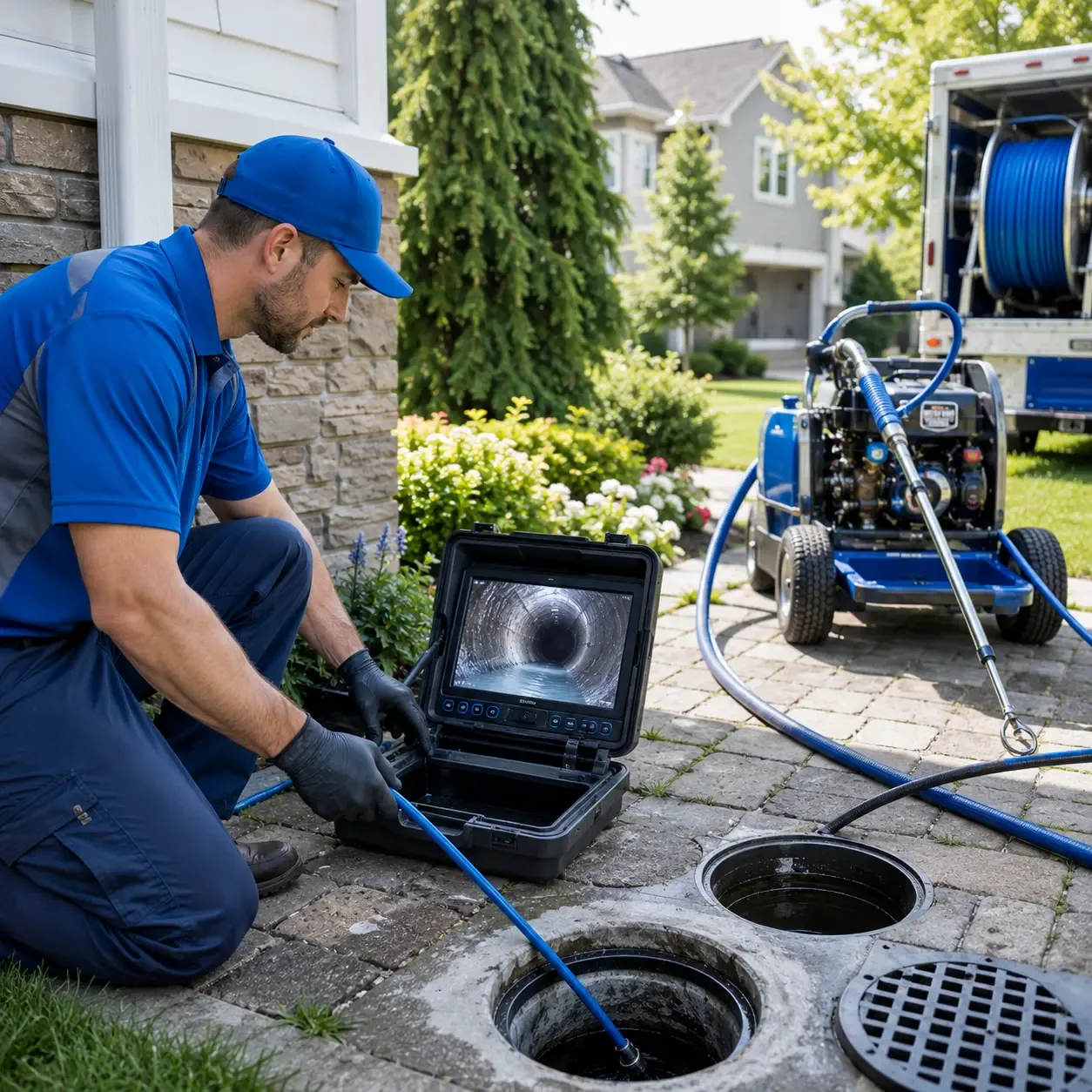 Outdoor drain cleaning professionals serving Berlin, WI